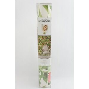 New NuWallpaper Kelly Ripa Paradise Tropical Peel and Stick Wallpaper Green
